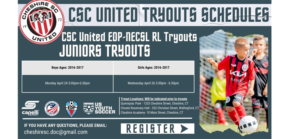 CSC United Tryouts Juniors