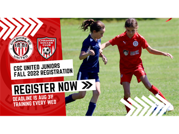 CSC United Juniors Registration is Open